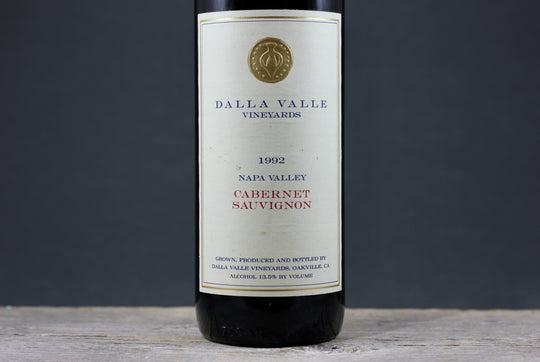 1992 Dalla Valle Cabernet Sauvignon