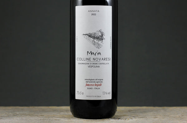2022 Brigatti Colline Novaresi "Maria" Vespolina