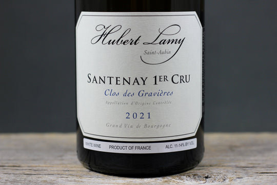 2021 Hubert Lamy Santenay 1er Cru Clos des Gravières Blanc