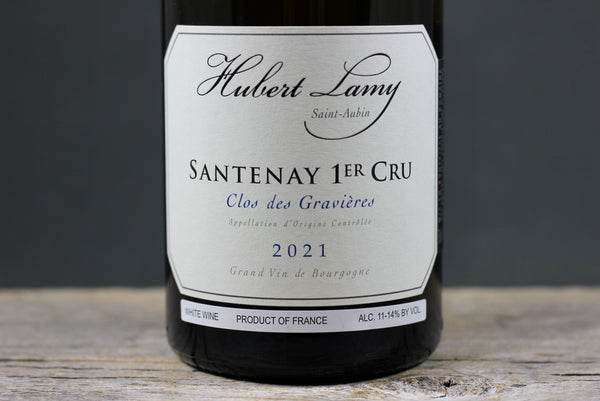 2021 Hubert Lamy Santenay 1er Cru Clos des Gravières Blanc