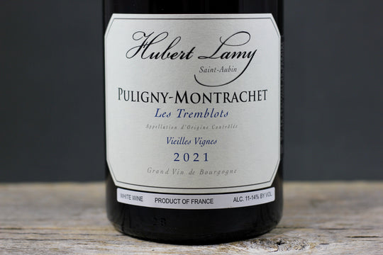 2021 Hubert Lamy Puligny Montrachet Tremblots Vieilles Vignes