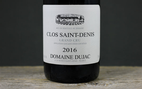 2016 Domaine Dujac Clos Saint Denis