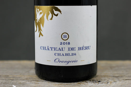 2018 Chateau de Béru Chablis Orangerie