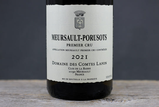 2021 Comtes Lafon Meursault 1er Cru Porusots