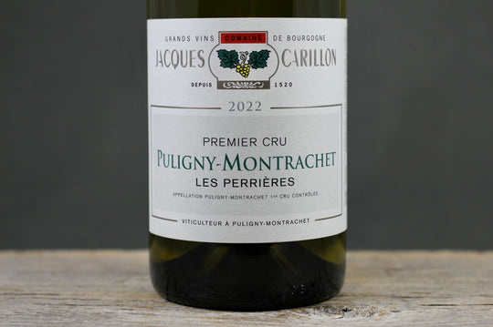 2022 Jacques Carillon Puligny Montrachet 1er Cru Les Perrieres