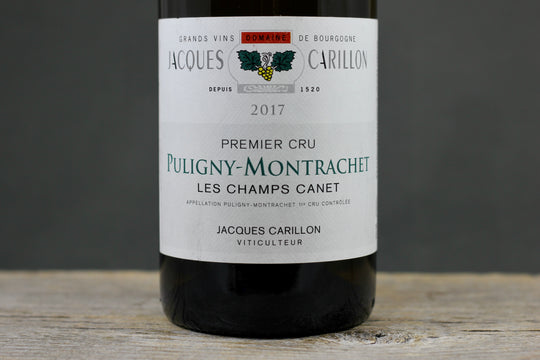 2017 Jacques Carillon Puligny Montrachet 1er Cru Les Champs Canet