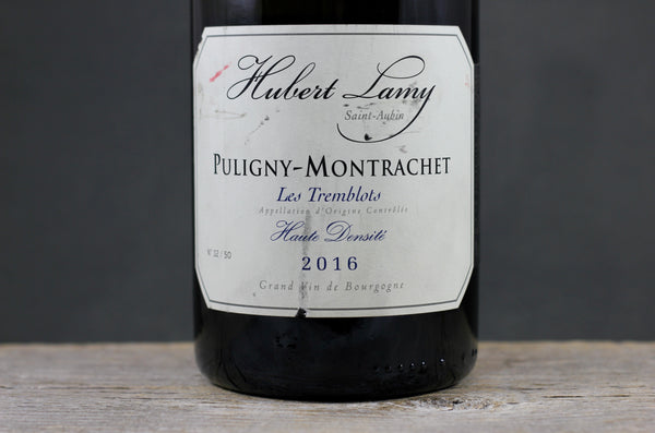 2016 Hubert Lamy Puligny Montrachet Tremblots Haute Densité 1.5L