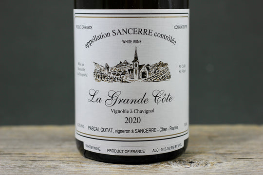 2020 Pascal Cotat Chavignol Sancerre La Grande Côte