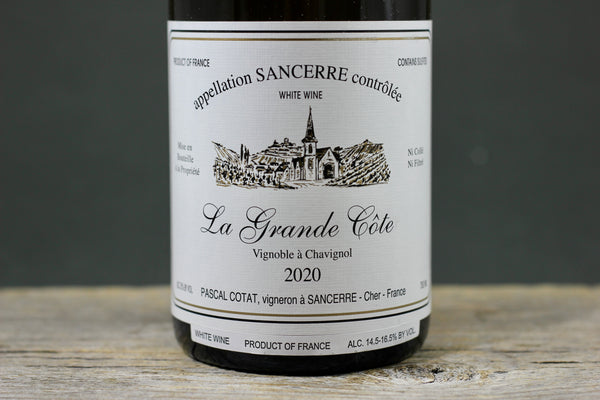 2020 Pascal Cotat Chavignol Sancerre La Grande Côte