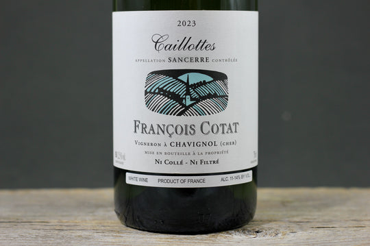 2023 François Cotat Chavignol Sancerre Caillottes