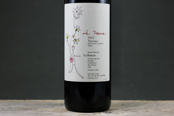 2022 Le Boncie Le Trame Toscana Rosso IGT