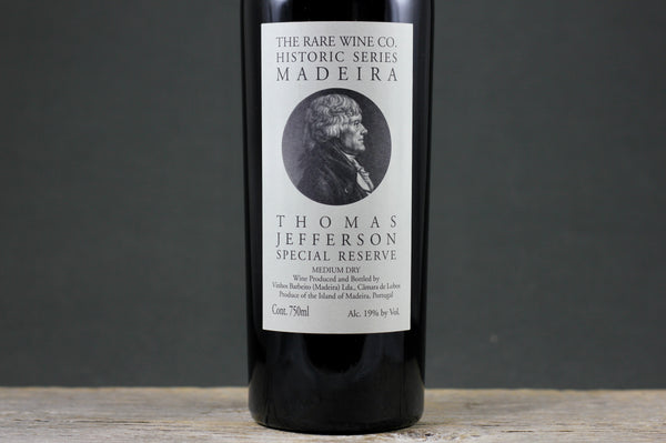 Rare Wine Co. Madeira Thomas Jefferson Special Reserve Sercial NV