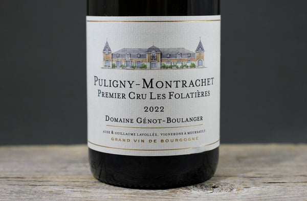 2022 Genot-Boulanger Puligny Montrachet 1er Cru Folatieres