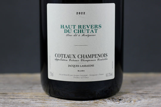 2022 Jacques Lassaigne Haut Revers Du Chutat Coteaux Champenois Blanc