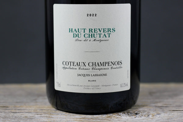 2022 Jacques Lassaigne Haut Revers Du Chutat Coteaux Champenois Blanc