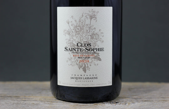 2020 Jacques Lassaigne Clos Sainte-Sophie Rosé de Saignée Brut Nature Champagne