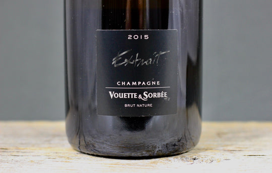 2015 Vouette & Sorbée Extrait Brut Nature Champagne