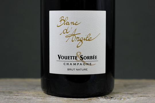 Vouette & Sorbée Blanc d'Argile Brut Nature Champagne (2020)