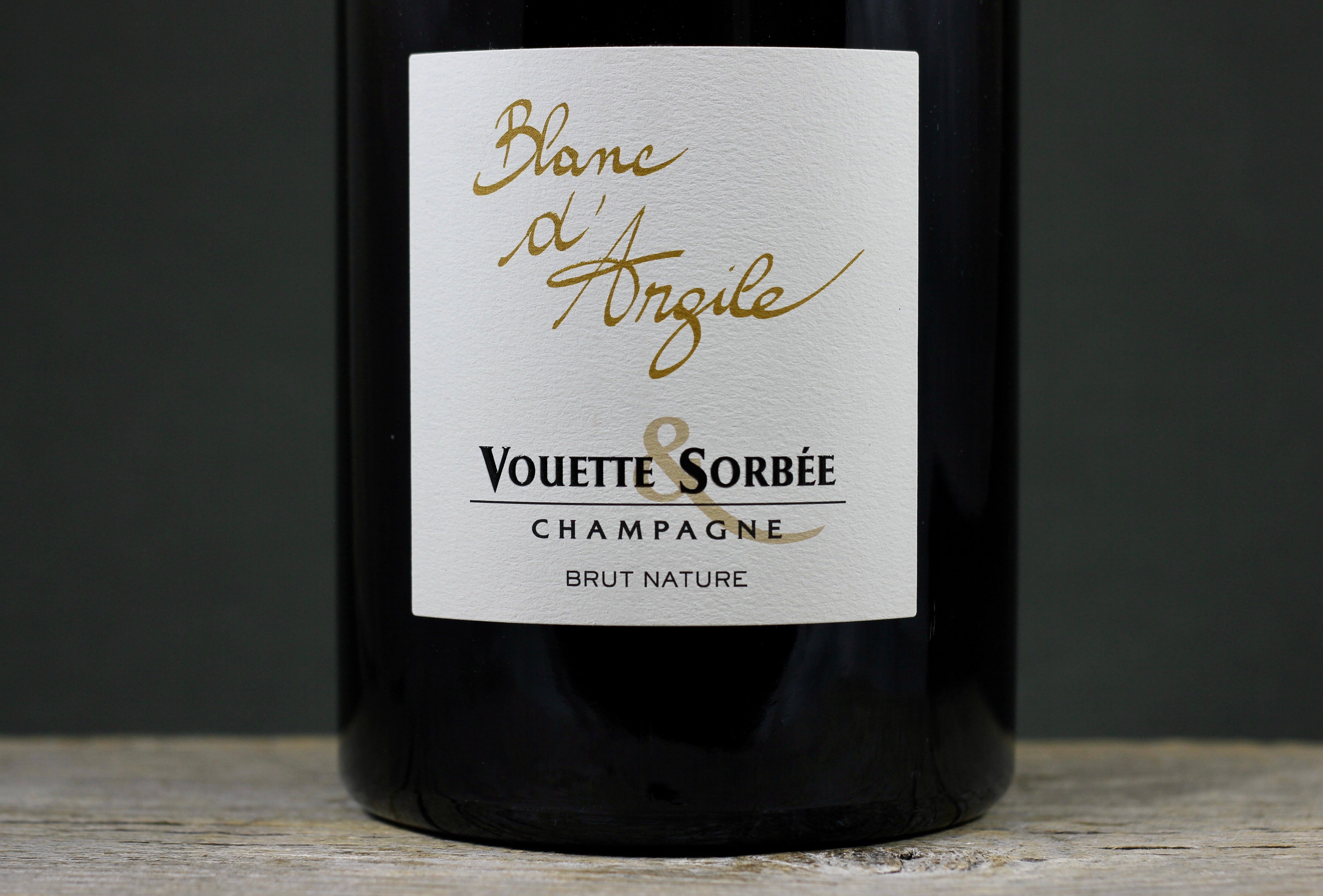 ワイン VOUETTE & SORBEE / Blanc d'Argile 2016 Vouette et Sorbee, Champagne Blanc d'Argile R20, NV – Flatiron