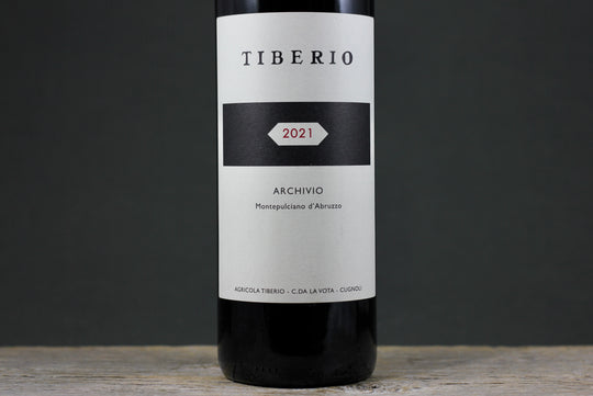 2021 Tiberio Archivio Montepulciano d'Abruzzo
