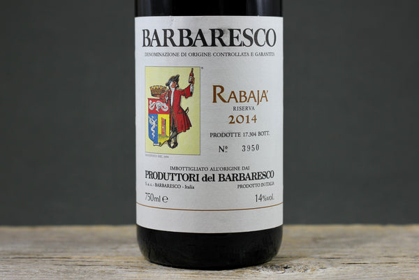 2014 Produttori del Barbaresco Barbaresco Riserva Rabaja