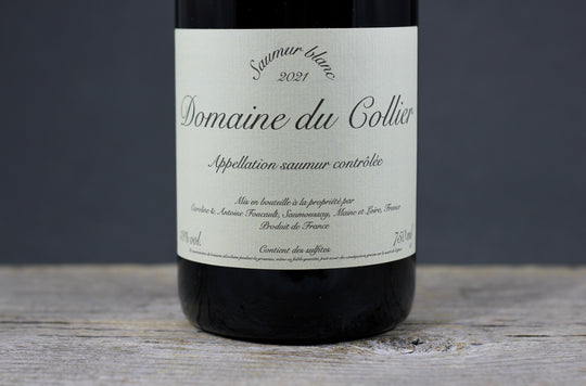 2021 Domaine du Collier Saumur Blanc