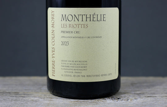 2023 Pierre-Yves Colin-Morey Monthelie 1er Cru Les Riottes