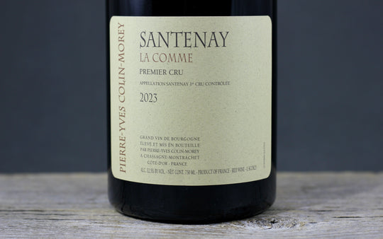2023 Pierre-Yves Colin-Morey Santenay 1er Cru La Comme