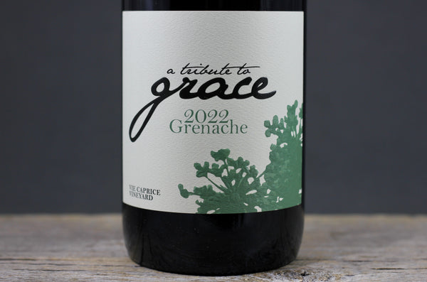 2022 A Tribute to Grace Vie Caprice Vineyard Grenache