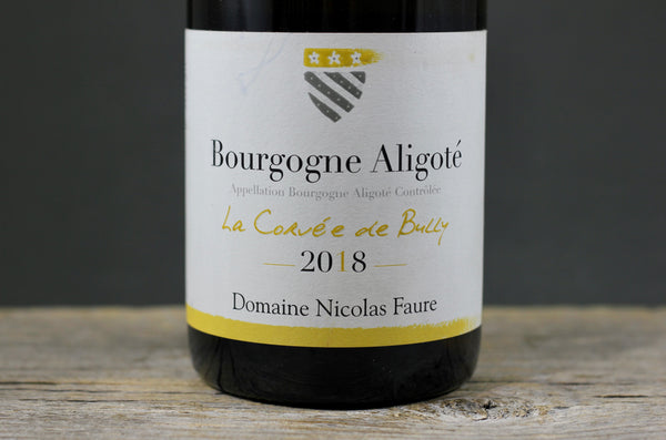 2018 Nicolas Faure La Corvee de Bully Bourgogne Aligote