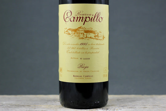 1995 Campillo Rioja Reserva