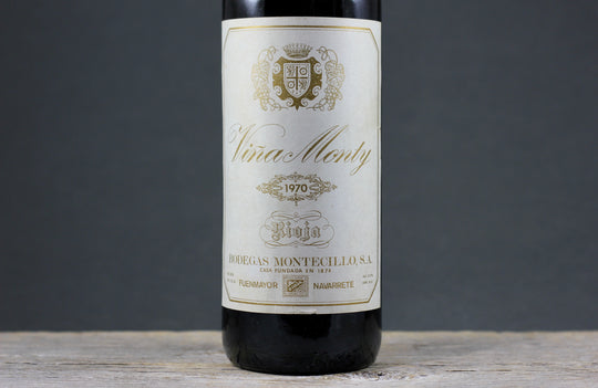 1970 Montecillo Monty Rioja Gran Reserva