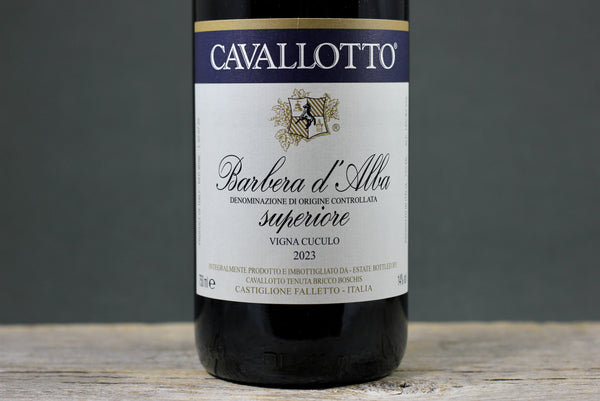 2023 Cavallotto Vigna Cuculo Barbera d'Alba Superiore