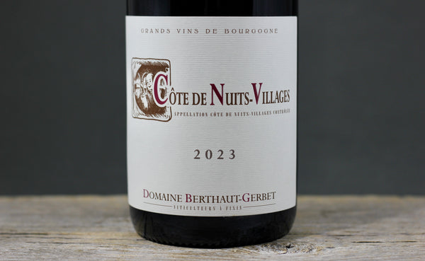2023 Berthaut-Gerbet Côte de Nuits Villages
