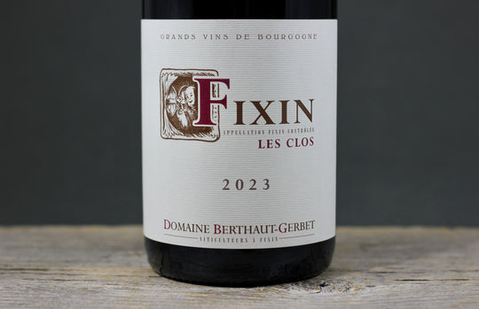 2023 Berthaut-Gerbet Fixin Les Clos