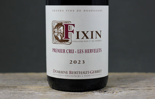 2023 Berthaut-Gerbet Fixin 1er Cru Les Hervelets