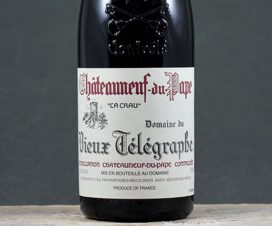 2001 Vieux Télégraphe Chateauneuf du Pape La Crau