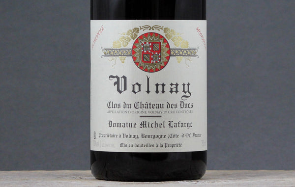 2016 Lafarge Volnay 1er Cru Clos du Château des Ducs 1.5L