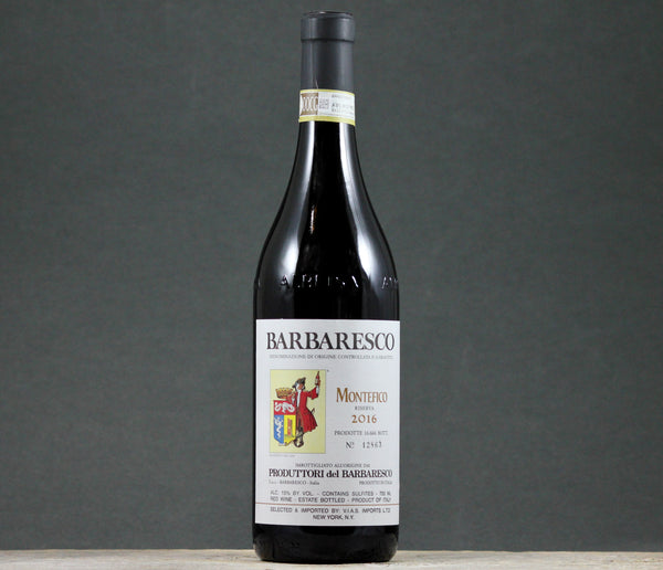 2016 Produttori del Barbaresco Barbaresco Riserva Montefico
