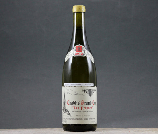 2012 Vincent Dauvissat Chablis Les Preuses