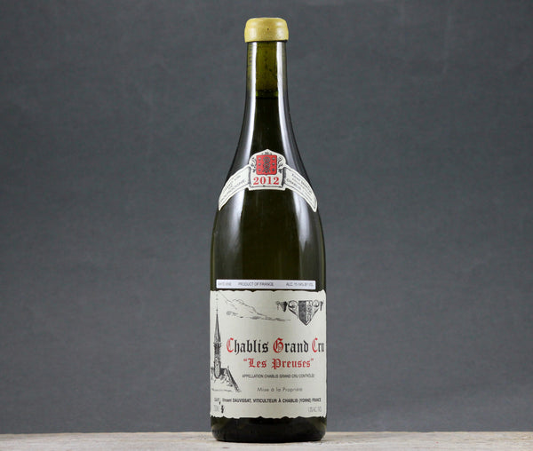 2012 Vincent Dauvissat Chablis Les Preuses