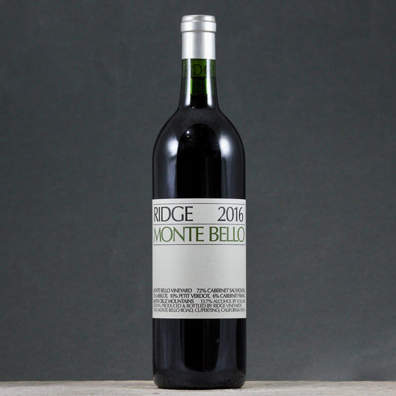 2016 Ridge Vineyards Monte Bello