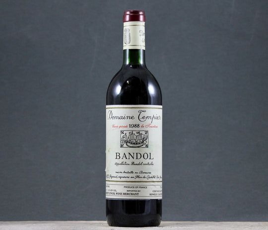 1988 Tempier Bandol La Tourtine
