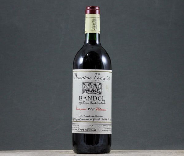 1992 Tempier Bandol Cabassaou