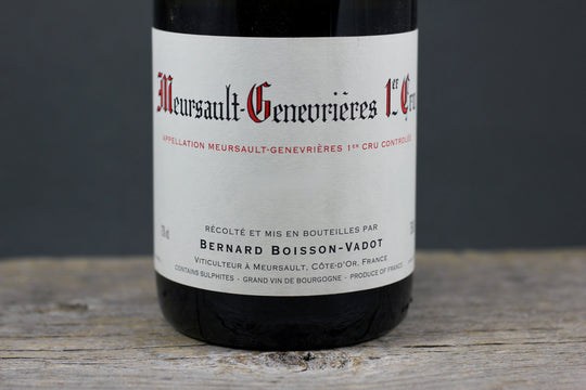 2022 Boisson-Vadot Meursault 1er Cru Genevrières (Pre-Arrival)