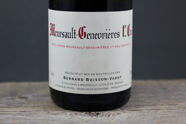 2022 Boisson-Vadot Meursault 1er Cru Genevrières (Pre-Arrival)