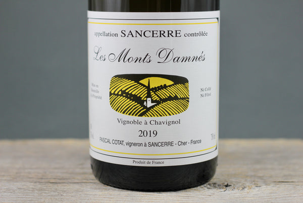 2019 Pascal Cotat Chavignol Sancerre Les Monts Damnés
