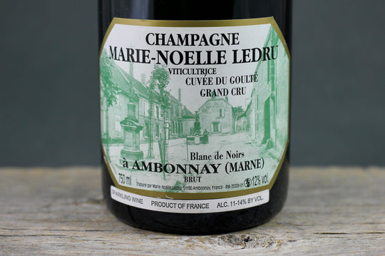 2016 Marie-Noelle Ledru Cuvée du Goulte Grand Cru Brut Champagne (Pre-Arrival)