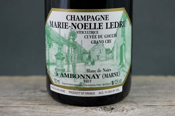 2016 Marie-Noelle Ledru Cuvée du Goulte Grand Cru Brut Champagne (Pre-Arrival)