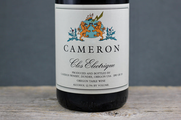 2023 Cameron Clos Electrique Pinot Noir